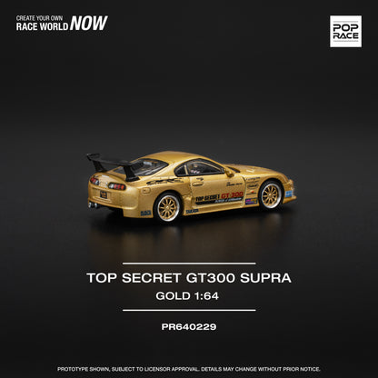 Pop Race 1:64 Toyota Supra Top Secret GT300 PR640229 (Preorder)