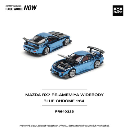 Pop Race 1:64 Mazda RX-7 RE-Amemiya Widebody (Preorder)