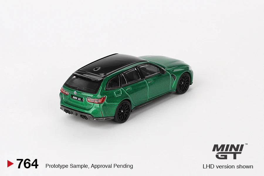 Mini GT 1:64 BMW M3 Competition Touring Isle of Man – Green Metallic