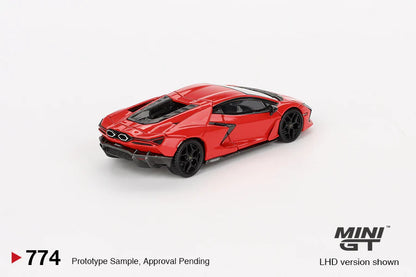 (Preorder) Mini GT 1:64 Lamborghini Revuelto  Arancio Dac Lucido