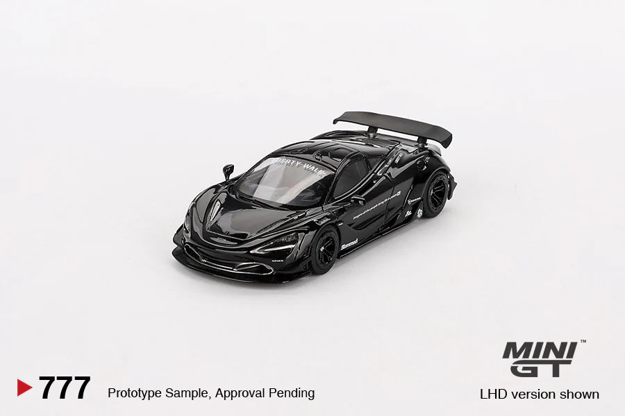 (Preorder) Mini GT 1:64 McLaren 720S LB★Works – Black