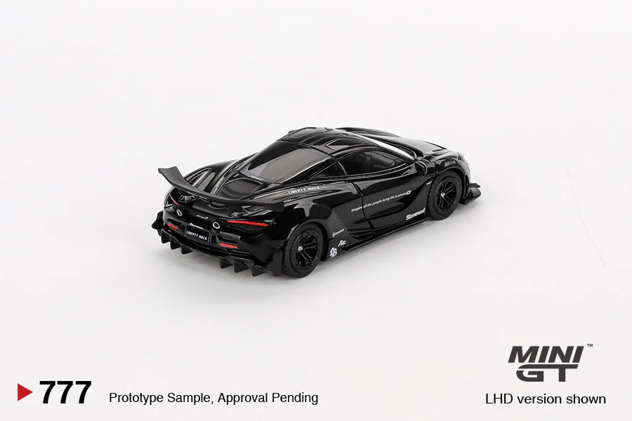 (Preorder) Mini GT 1:64 McLaren 720S LB★Works – Black