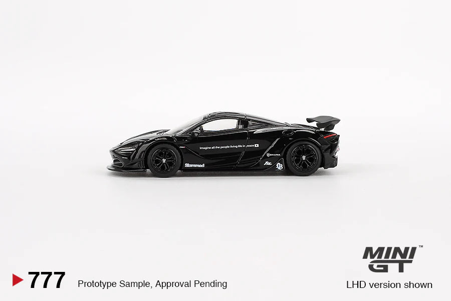 (Preorder) Mini GT 1:64 McLaren 720S LB★Works – Black