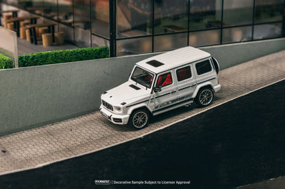 (Preorder) Tarmac Works 1:64 Mercedes-AMG G 63 Edition 55 – White – Road64