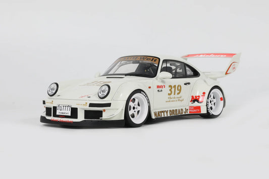 (Preorder) GT Spirit 1:18 RWB Natty Dread Junior White 2024