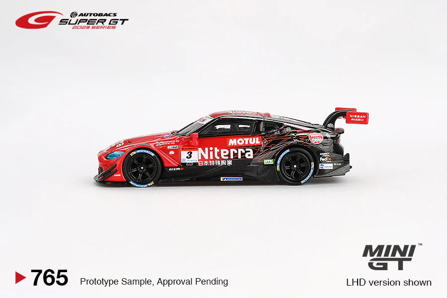 (Preorder) Mini GT 1:64 Japan Exclusive Nissan Z GT500 #3 “Niterra MOTUL Z” NDDP RACING 2023 SUPER GT SERIES Series