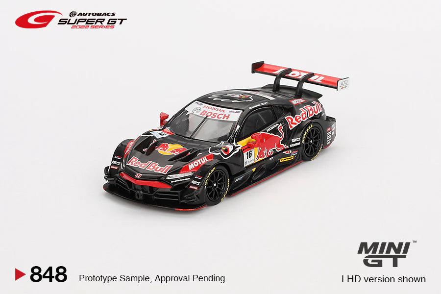 (Preorder) Mini GT 1:64 Japan Exclusive Honda NSX-GT “Type S” GT500 #16 “Red Bull MOTUL MUGEN NSX-GT” TEAM Red Bull MUGEN 2022 SUPER GT Series