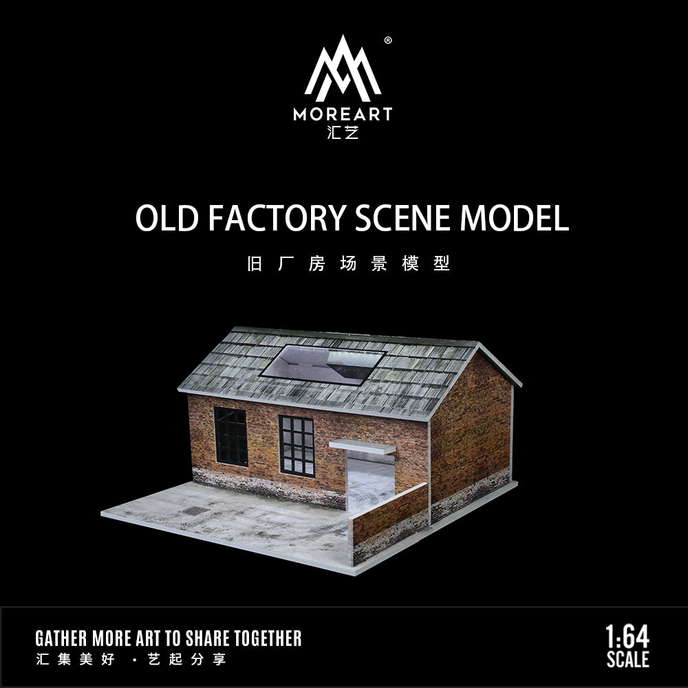 MoreArt 1:64 Old Factory Scene Model Diorama (Preorder)