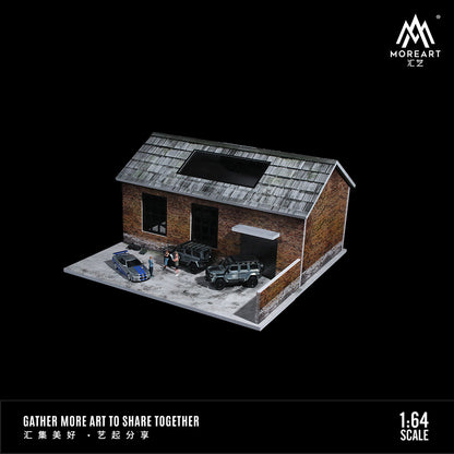 MoreArt 1:64 Old Factory Scene Model Diorama (Preorder)