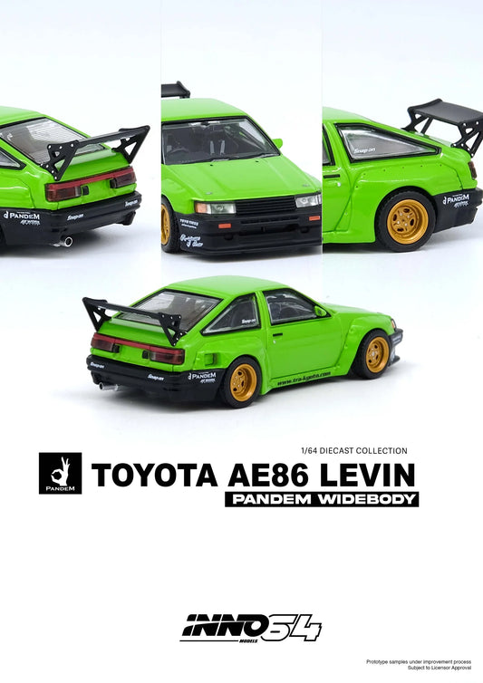 Inno64 1:64 Toyota AE86 Levin "Pandem Rocket Bunny" (Preorder)