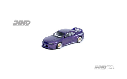 Inno64 1:64 Nissan Skyline GT-R (R33) "Pandem Rocket Bunny" Purple (Preorder)