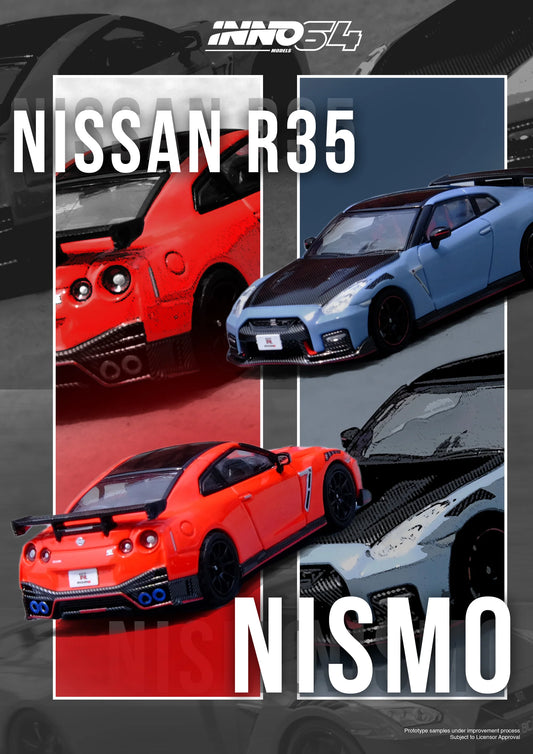 Inno64 1:64 Nissan GT-R (R35) Nismo Red (Preorder)