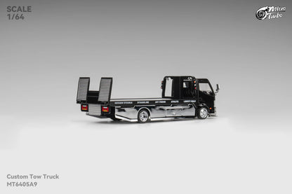 Microturbo 1:64 Custom Tow Truck - Black/Chrome (Preorder)