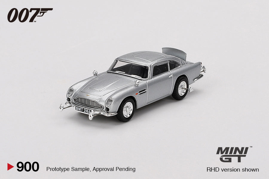 (Preorder) Mini GT 1:64 Aston Martin DB5 James Bond 007 Goldfinger – 3 Languages – Limited Edition