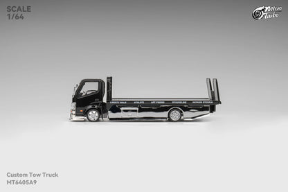 Microturbo 1:64 Custom Tow Truck - Black/Chrome (Preorder)