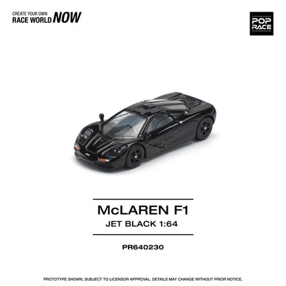 Pop Race 1:64 McLaren F1 - Jet Black (Preorder)