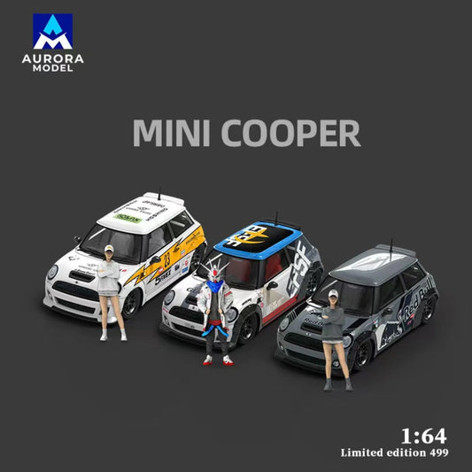 Aurora Model 1:64 BMW Mini Cooper (2 Versions) (Preorder)