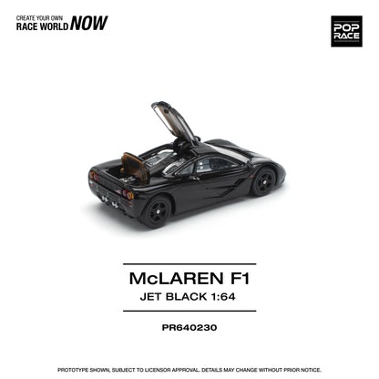 Pop Race 1:64 McLaren F1 - Jet Black (Preorder)