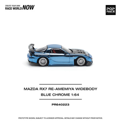 Pop Race 1:64 Mazda RX-7 RE-Amemiya Widebody (Preorder)