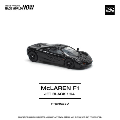 Pop Race 1:64 McLaren F1 - Jet Black (Preorder)