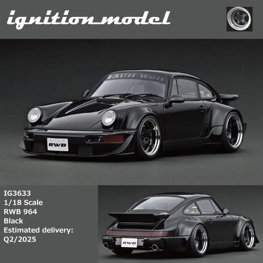 Ignition Model 1:18 RWB 964 Black (Preorder)