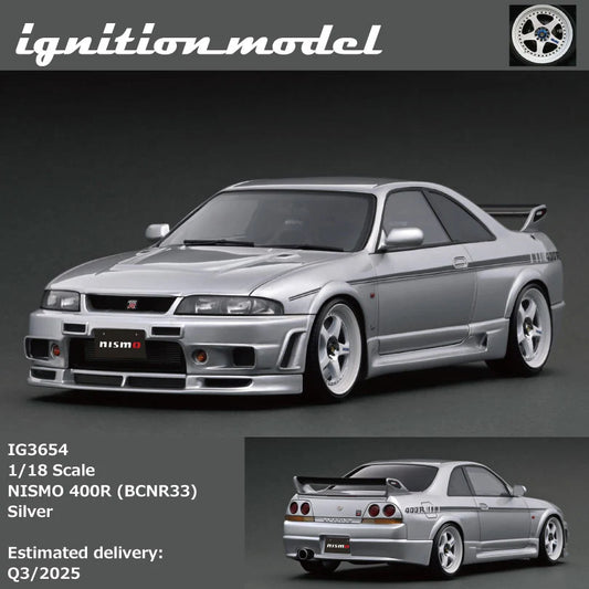 Ignition Model 1:18 Nismo 400R (BCNR33) Silver (Preorder)