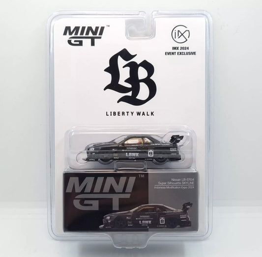 Mini GT 1:64 Nissan LB-ER34 Super Silhouette Skyline [Event Edition]