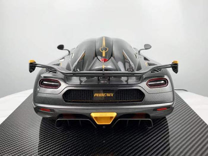 FrontiArt 1:8 Koenigsegg Agera RS Phoenix Carbon Gold F124-156 (Preorder)