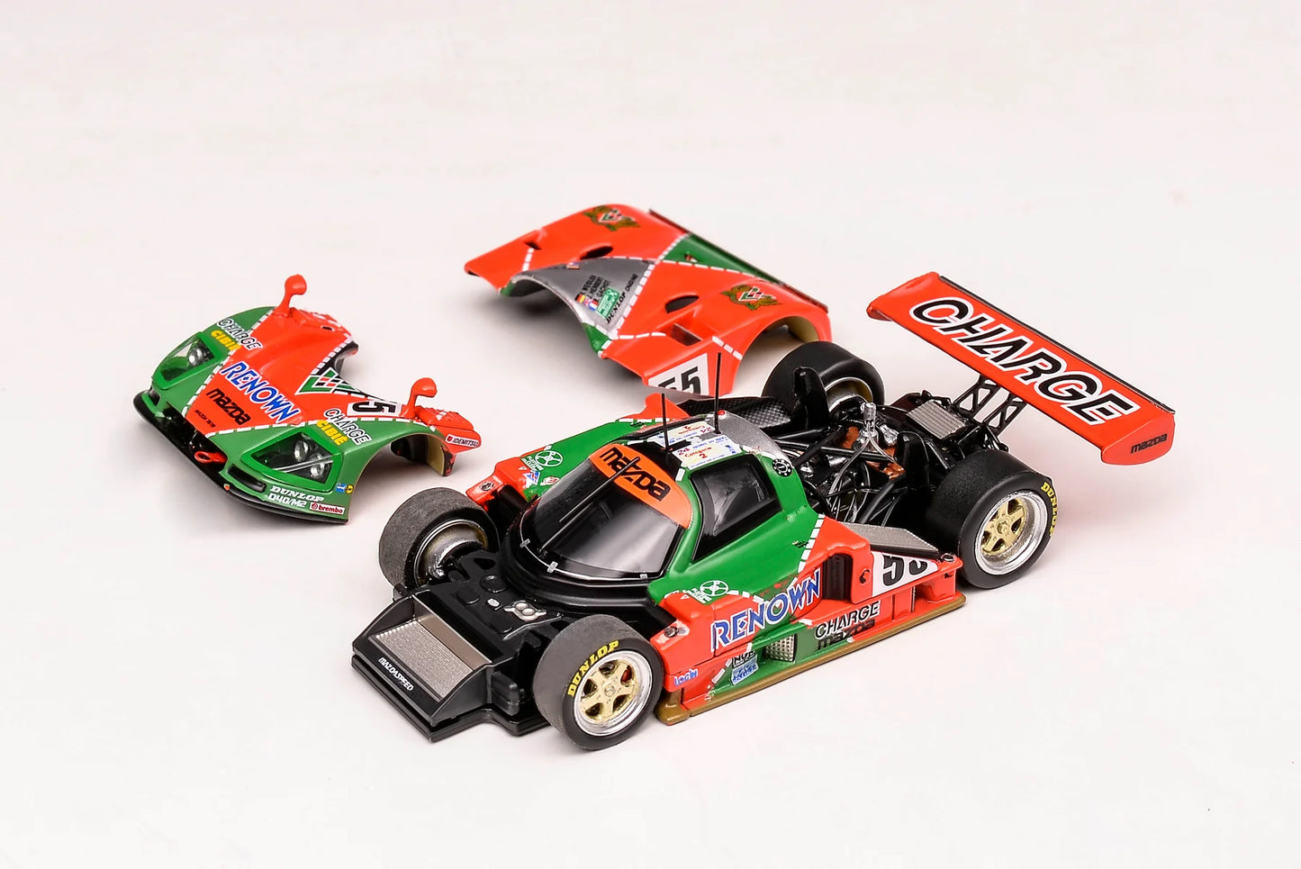 (Preorder) Motorhelix 1:64 Mazda 787B #55 Winner Car