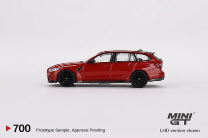 Mini GT 1:64 BMW M3 Competition Touring (G81) Toronto – Red Metallic