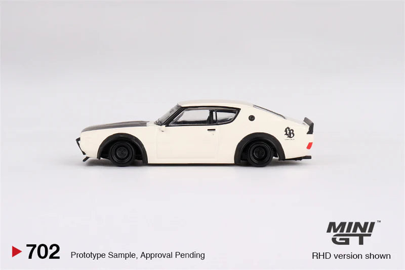 Mini GT 1:64 Nissan Skyline Kenmeri Liberty Walk – White