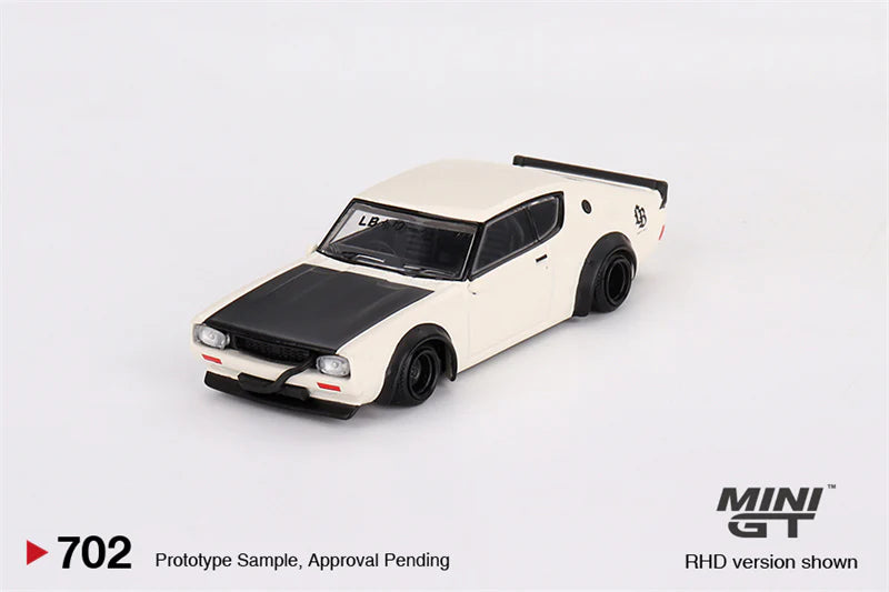 Mini GT 1:64 Nissan Skyline Kenmeri Liberty Walk – White