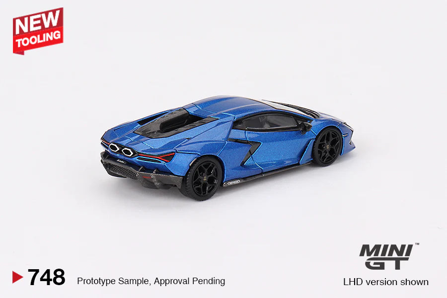 Mini GT 1:64 Lamborghini Revuelto – Blu Eleos