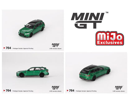 Mini GT 1:64 BMW M3 Competition Touring Isle of Man – Green Metallic