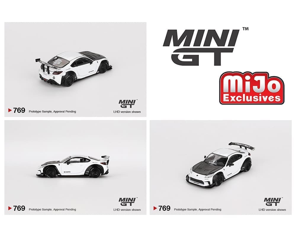 (Preorder) Mini GT 1:64 Toyota GR86 LB★Nation – White