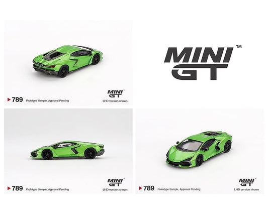 (Preorder) Mini GT 1:64 Lamborghini Revuelto – Verde Selvans Green – Limited Edition