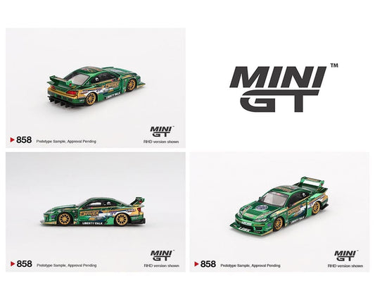 (Preorder) Mini GT 1:64 Nissan LB-Super Silhouette S15 SILVIA LBWK 2024 Fausto Racing