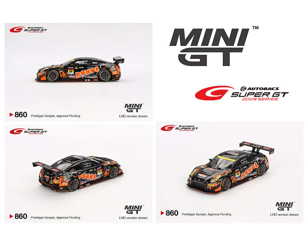 (Preorder) Mini GT 1:64 Japan Exclusive Nissan GT-R NISMO GT3 #10 “PONOS GAINER GT-R” GAINER 2023 SUPER GT SERIES