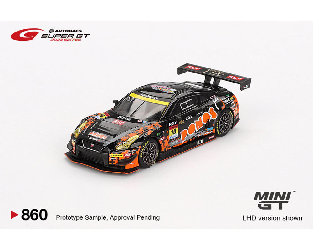 (Preorder) Mini GT 1:64 Japan Exclusive Nissan GT-R NISMO GT3 #10 “PONOS GAINER GT-R” GAINER 2023 SUPER GT SERIES