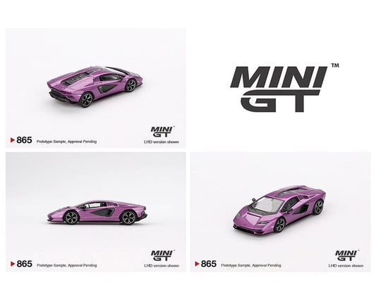 (Preorder) Mini GT 1:64 Lamborghini Countach LPI 800-4 – Viola 30th