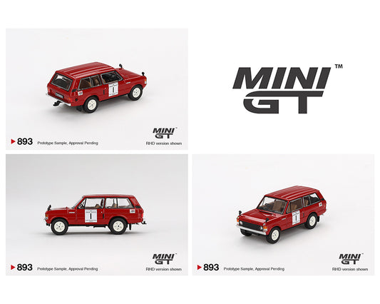 Mini GT 1:64 Range Rover 1971 International Hillrally Winner MGT00893-BL (Preorder)