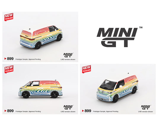 (Preorder) Mini GT 1:64 Volkswagen ID. Buzz Prototype “Rainbow”