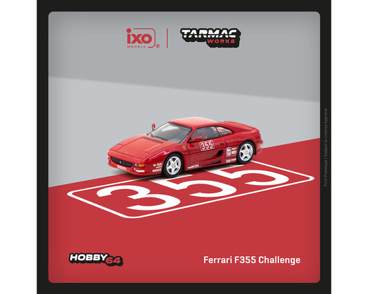 (Preorder) Tarmac Works 1:64 Ferrari F355 Challenge Presentation – IXO Models Collab – Hobby64