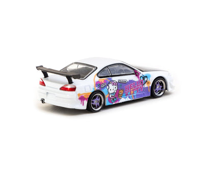 (Preorder) Tarmac Works 1:64 Vertex Nissan Silvia S15 Hello Kitty Special Limited Edition – Indonesia Exclusives