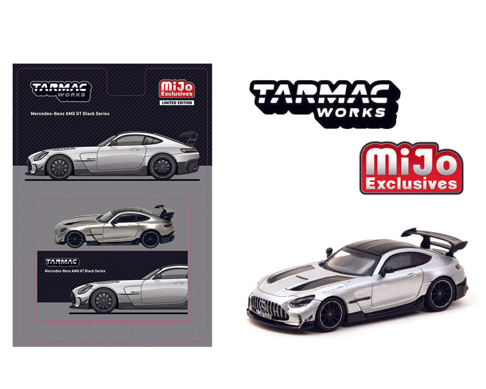 (Preorder) Tarmac Works 1:64 Mercedes-Benz AMG GT Black Series – Silver- Global64