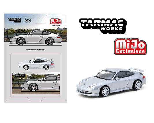 (Preorder) Tarmac Works 1:64 Porsche 911 GT3 (Type 996) – Silver- Global64