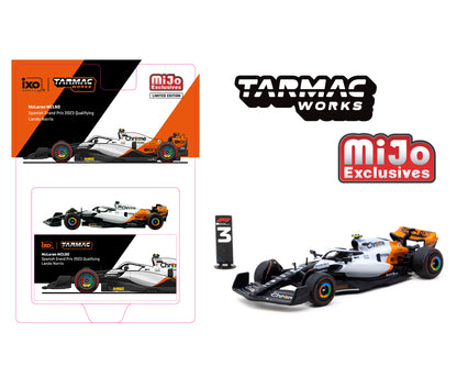 (Preorder) Tarmac Works 1:64 McLaren MCL60 Spanish Grand Prix 2023 Qualifying Lando Norris – Global64