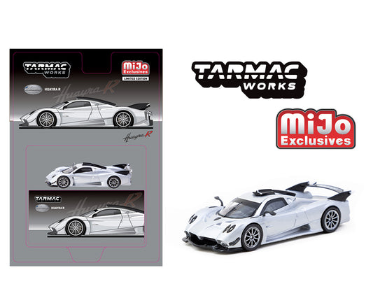 Tarmac Works 1:64 Pagani Huayra R – Satin Silver (Preorder)