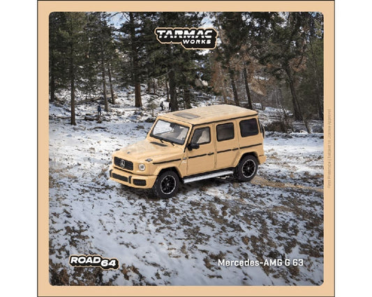 (Preorder) Tarmac Works 1:64 Mercedes-AMG G 63 – Brown – Road64