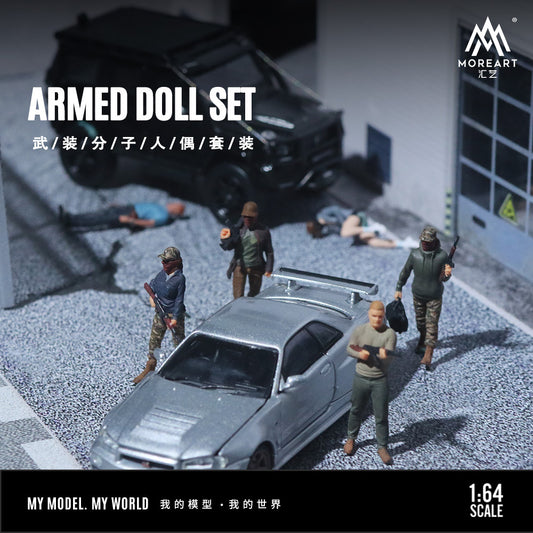 MoreArt 1:64 Armed Doll Set (Preorder)